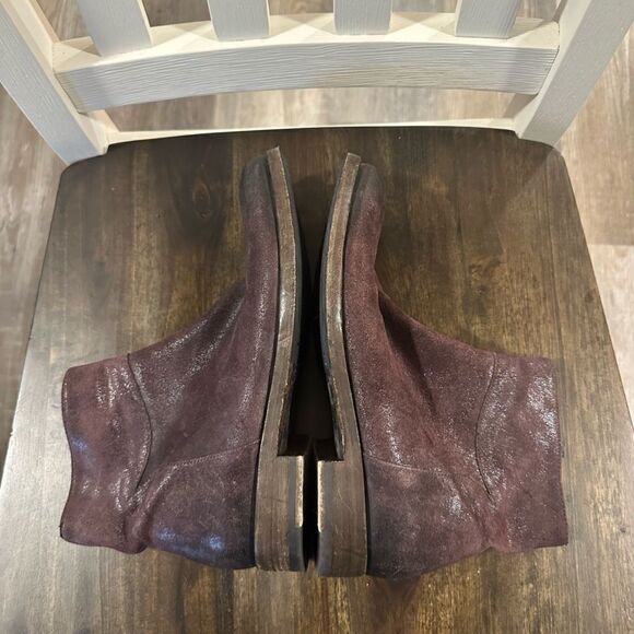 I.N.K. Handmade Leather Italian Boots Booties suede size 37 / 7 - Picture 3 of 8